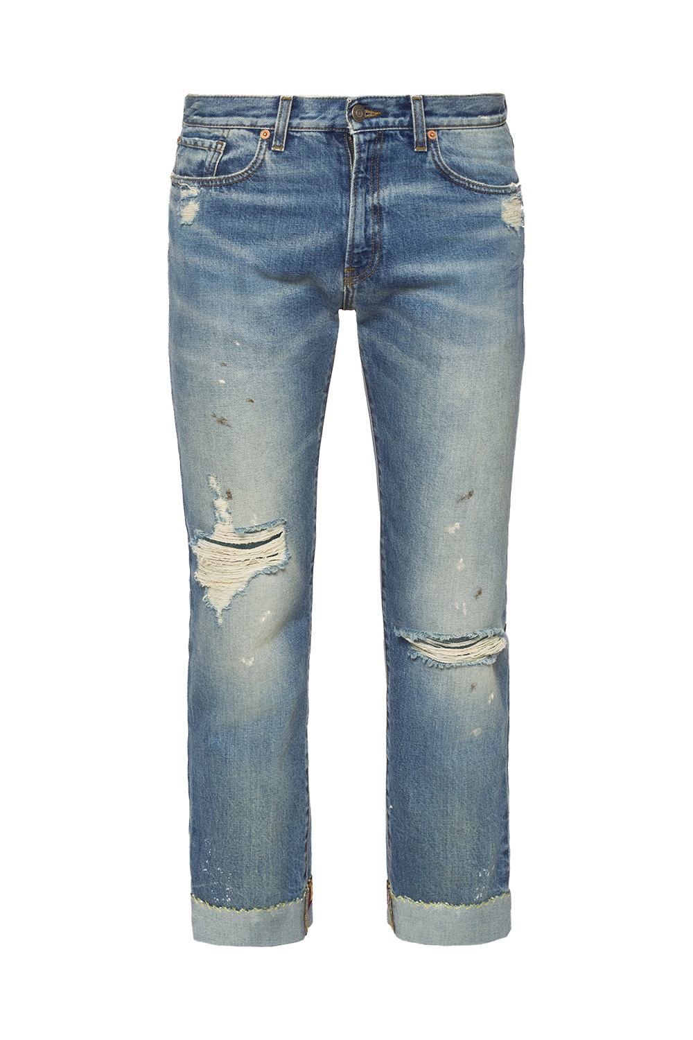 Gucci clearance ripped jeans